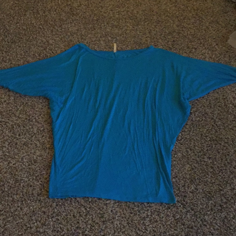 Teal shirt